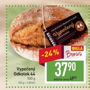 Chléb Vypečený Odkolek