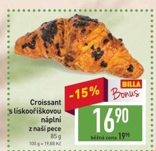 Croissant s náplní