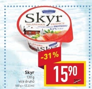 Dezert zakysaný ochucený Skyr Bohušovická mlékárna