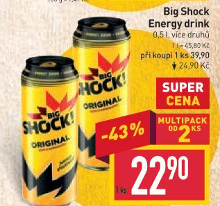 Energetický nápoj Big Shock