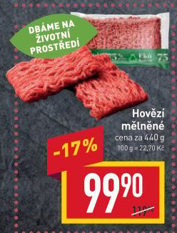 Hovězí mleté maso