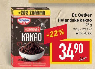 Kakao holandské Dr. Oetker