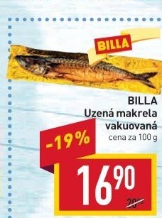 Makrela uzená Billa