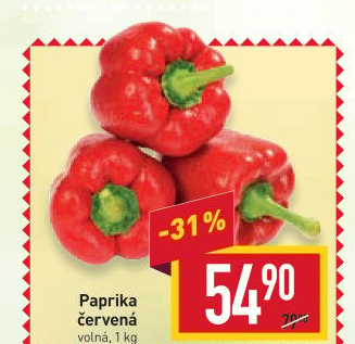 Paprika červená