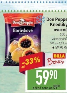 Plněné knedlíky mražené Don Peppe