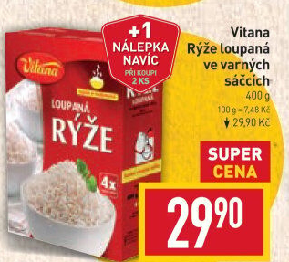 Rýže loupaná dlouhozrnná Vitana