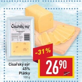 Sýr Císařský 45%