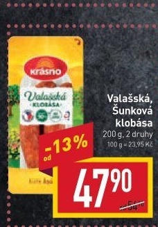 Valašská klobása Krásno