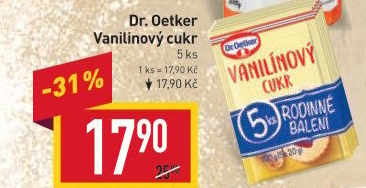 Vanilínový cukr Dr. Oetker