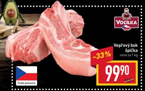 Vepřový bok špička Vocílka