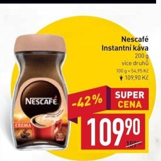 Instantní kávy Nescafé