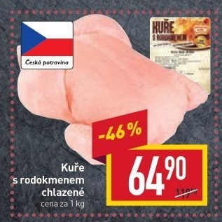 Kuře s rodokmenem Vodňanské kuře