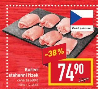 Kuřecí stehenní řízky