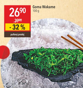 Mořské řasy Goma Wakame