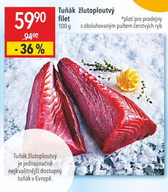 Tuňák filet