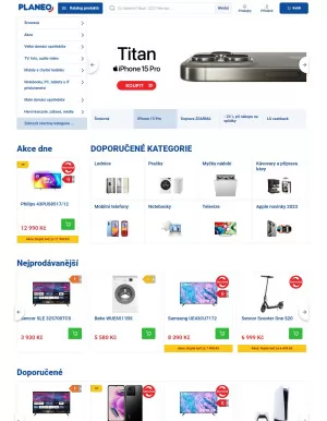 akční leták Planeo Elektro 11.10.2023-17.10.2023