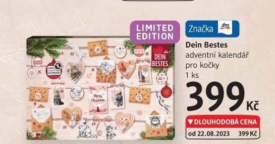 Adventní kalendář pro kočky Dein Bestes