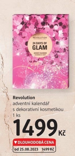 Adventní kalendář s kosmetikou Revolution