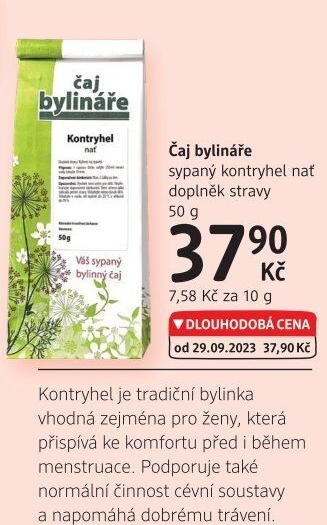 Čaj sypaný bylinný bylináře Apotheke
