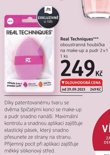 Houbička na make up REAL TECHNIQUES