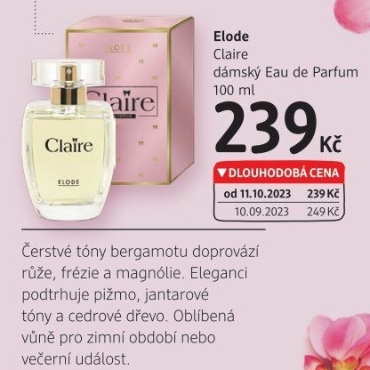 Parfémovaná voda dámská Claire Elode