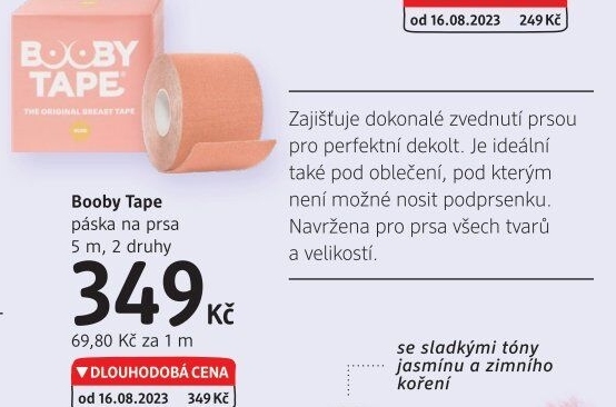 Páska na prsa Booby Tape