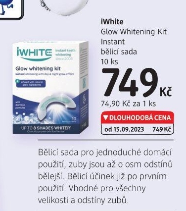 Sada bělicí na zuby iWhite