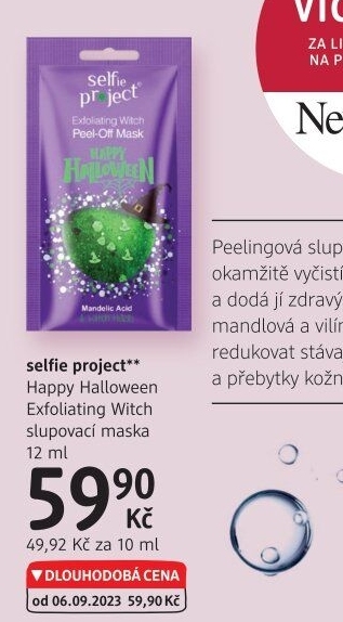 Slupovací maska selfie project