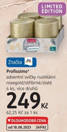 Svíčky adventní Profissimo