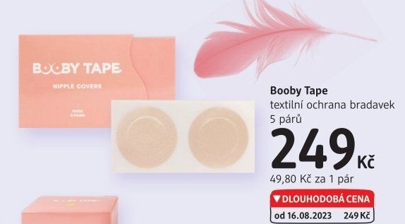 Textilní ochrana bradavek Booby Tape