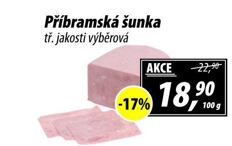 Šunka výběrová příbramská