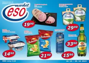 akční leták ESO MARKET 18.10.2023-29.10.2023