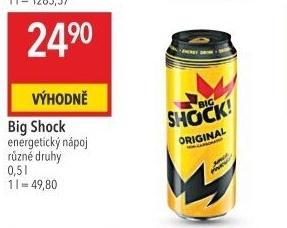 Energetický nápoj Big Shock