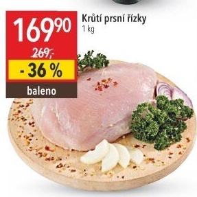 Krůtí prsní řízky