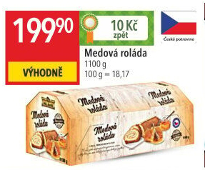 Medová roláda Můj dortík