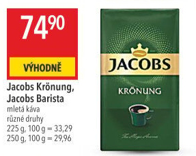 Mletá káva Jacobs Krönung