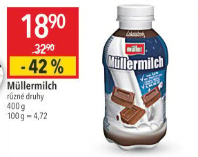Nápoj mléčný Müllermilch Müller