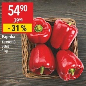 Paprika červená