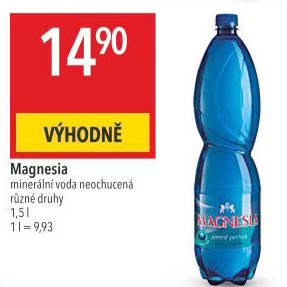 Přírodní voda Magnesia