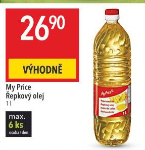 Řepkový olej My Price