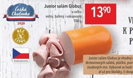 Salám Junior Globus