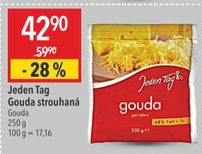 Sýr Gouda strouhaná Jeden Tag