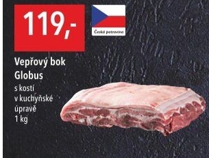 Vepřový bok s kostí Globus