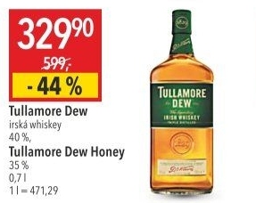 Whiskey irská Tullamore Dew
