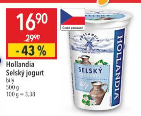 Bílý jogurt selský Hollandia