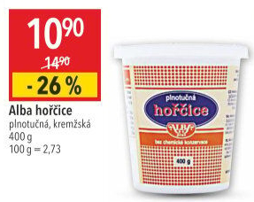 Hořčice plnotučná Alba