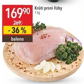 Krůtí prsní řízky