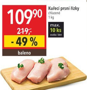 Kuřecí prsní řízky