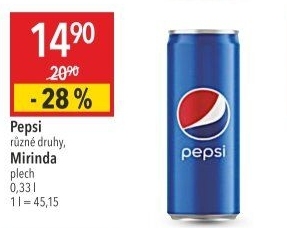 Limonáda Pepsi