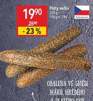 Pečivo Párty večka